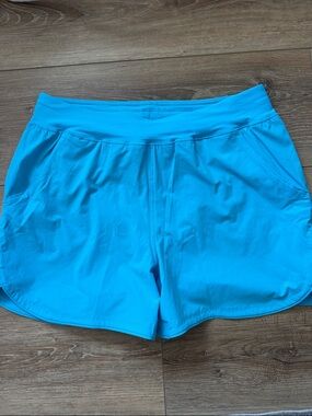 NWOT Land’s End swim bottom Shorts - Bright Aqua Blue